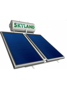 Cosmosolar Skyland GL Ηλιακός Θερμοσίφωνας 200 lt Glass Διπλής Ενέργειας με 4.1 τ.μ. Συλλέκτη (ΣΕ 4 ΑΤΟΚΕΣ ΔΟΣΕΙΣ)